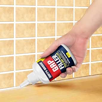 Unity Brand Tiles Gap Filler Waterproof, Gap Sealant, Grout, White Cement Paste Tube, Gap Filler for Walls and Joints, Waterproof Sealant, Tile Gap Filler Tube for Kitchen, Bathroom (280 ML.)